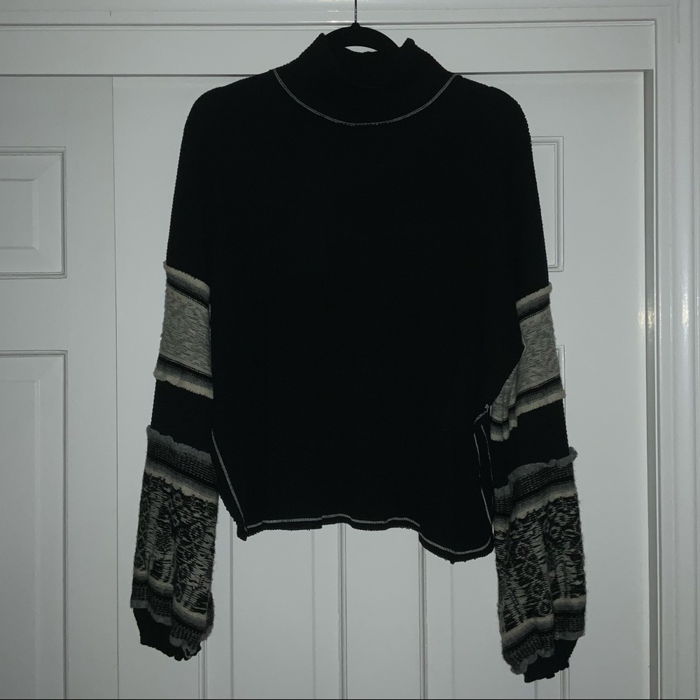 Free People Balloon Sleeve Sweater